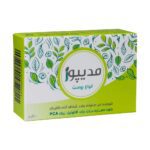 شوینده غیرصابونی جامد شفاف آنتی باکتریال مدیپور حاوی عصاره درخت چای ۱۰۰ گرم