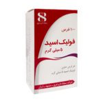 قرص فولیک اسید ۵ میلی گرم سجاد دارو شرق ۱۰۰ عدد