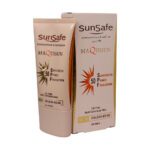 کرم ضد آفتاب کرم پودری و پرایمری SPF۵۰ سان سیف ۴۰ میلی لیتر