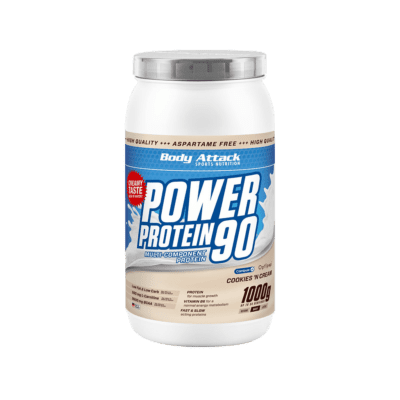 پروتئین وی (WHEY) - Body Attack Power Protein 90 1 kg