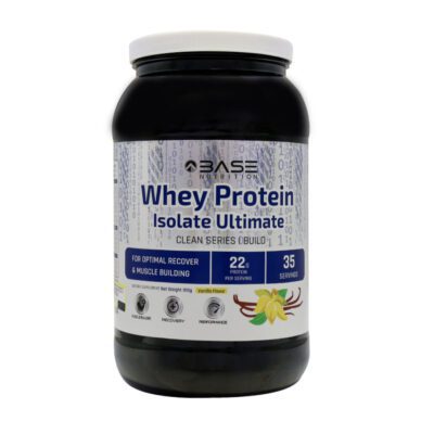 پروتئین وی (WHEY) - Base Nutrition Whey Protein Isolate Ultimate Powder 910 g