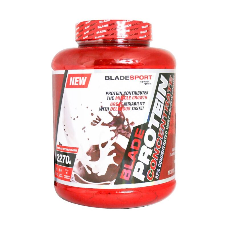 پروتئین وی (WHEY) - Blade Sport Blade Protein Concentrate Powder with Chocolate Coconut Flavor