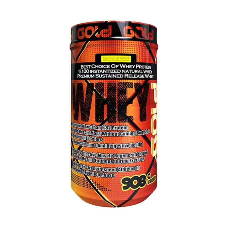 پروتئین وی (WHEY) - Genestar Protein Whey Gold 908 g