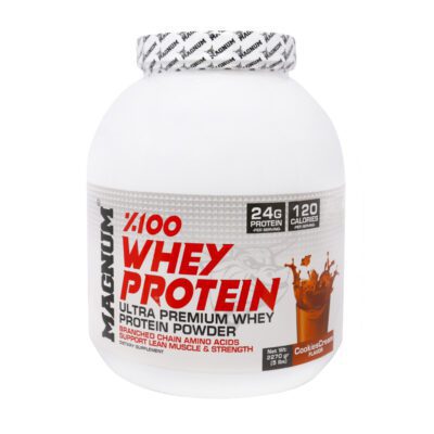 پروتئین وی (WHEY) - Magnum Whey Protein 100 Percent 2270g