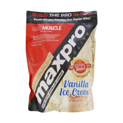 پروتئین وی (WHEY) - Max Muscle Maxpro Elite Powder 1816 g