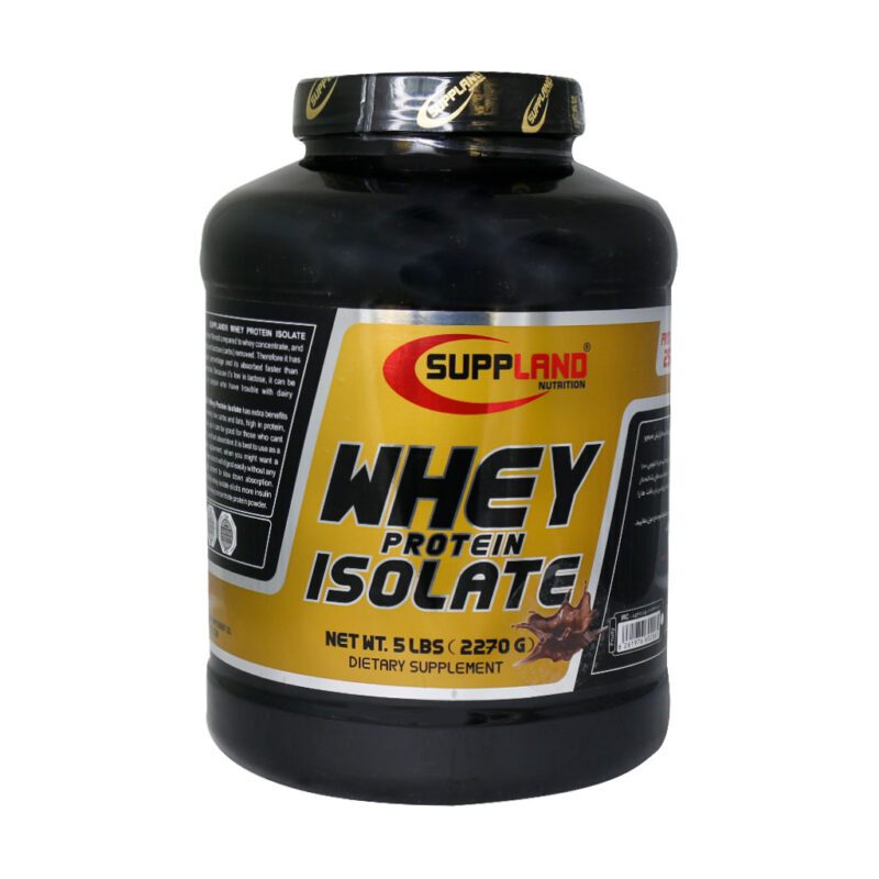 پروتئین وی (WHEY) - Suppland Nutrition Protein Whey Isolate Powder 2270 g