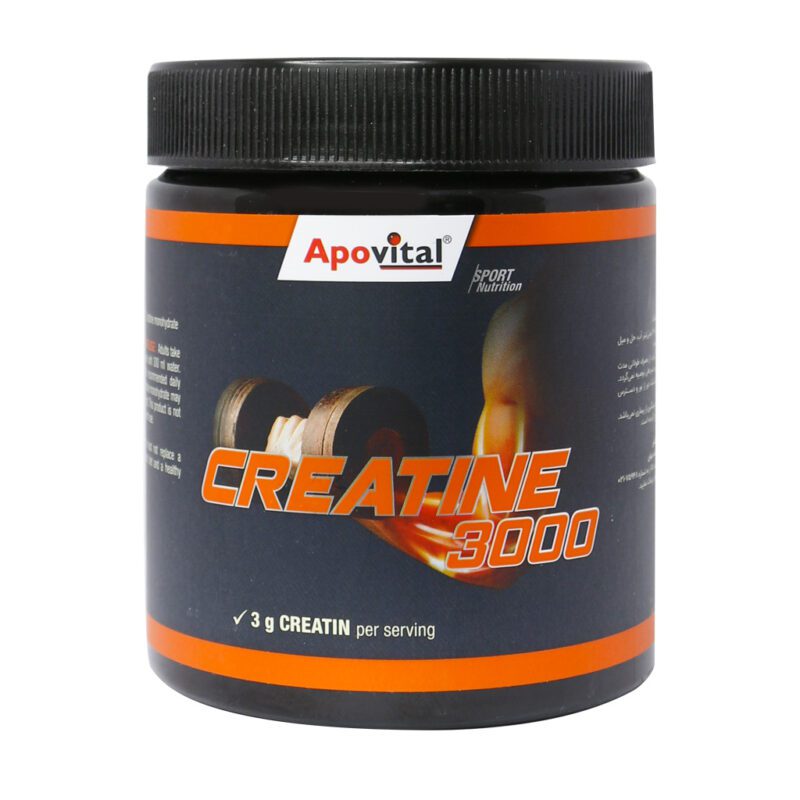 کراتین (CREATINE) - Apovital Creatine 3000 250 mg