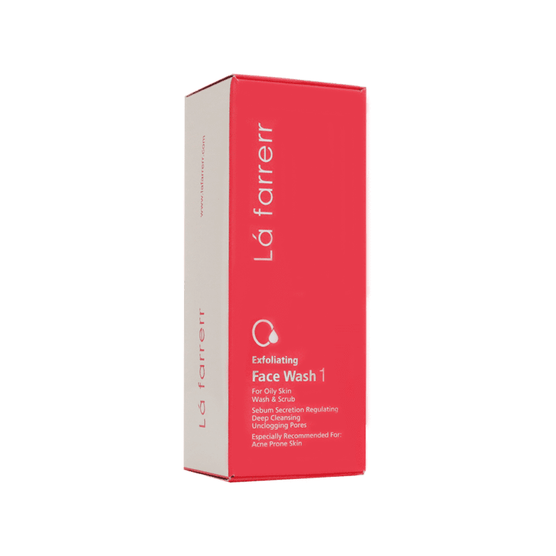 ژل و فوم پوست - La Farrerr Exfoliating Face Wash 1 For Oily Skin 150 ml