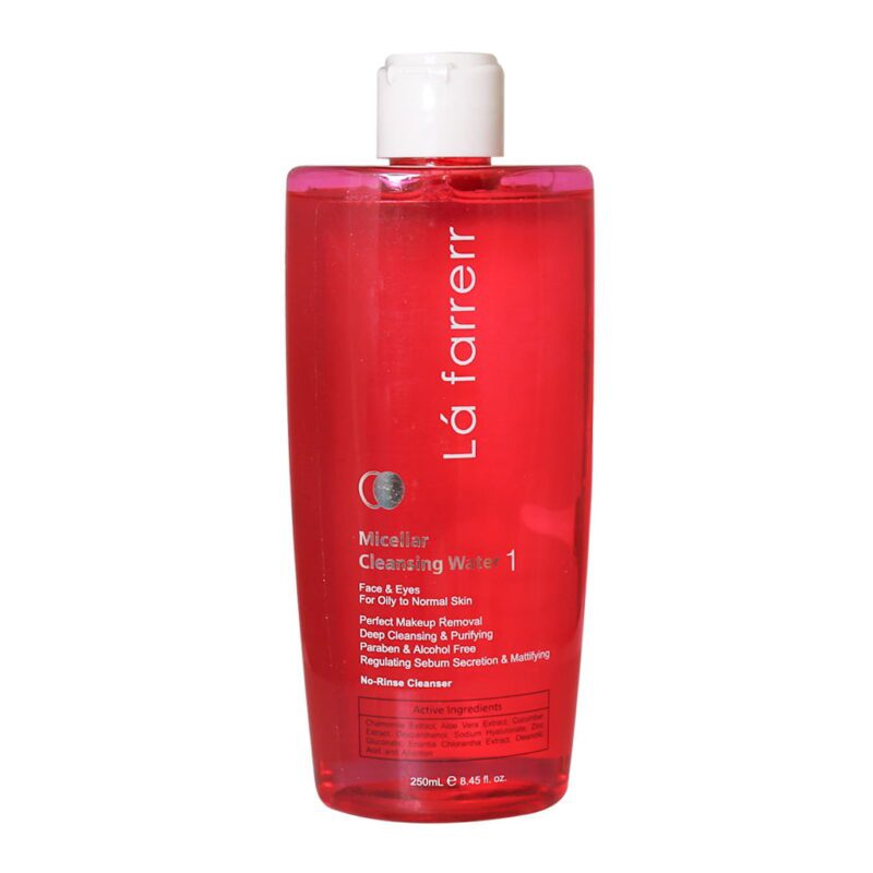 میسلار واتر - La Farrerr Micellar Cleaning Water for Oily to Normal Skin 250 ml