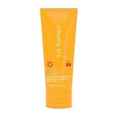 کرم ضد آفتاب - La Farrerr Anti Spot Sunsceen Cream for Oily and Acne Prone Skin SPF30 40 ml