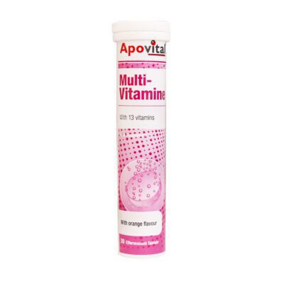 مولتی ویتامین - Apovital Multi Vitamin 20 Effervescent Tabs