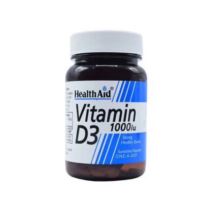 ویتامین D - Health Aid Vitamin D3 1000IU 30 Tabs