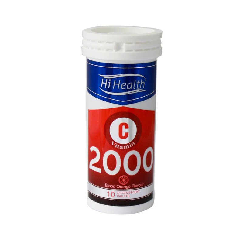 ویتامین C - Hi Health Vitamin C 2000 Mg 10 Effervescent Tablets