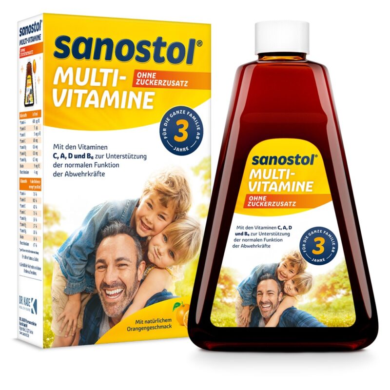 شربت مولتی سانستول Sanostol Multi Vitamin