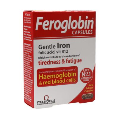آهن - Vitabiotics Feroglobin B12 30 Caps