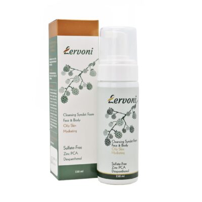 شوینده و پاک کننده پوست - Lervoni Face And Body Cleansing Syndet Foam Oily Skins
