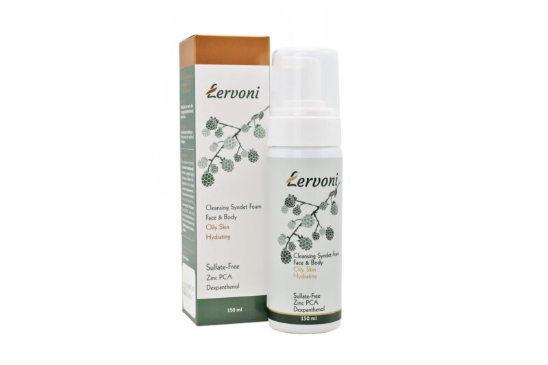 شوینده و پاک کننده پوست - Lervoni Face And Body Cleansing Syndet Foam Oily Skins