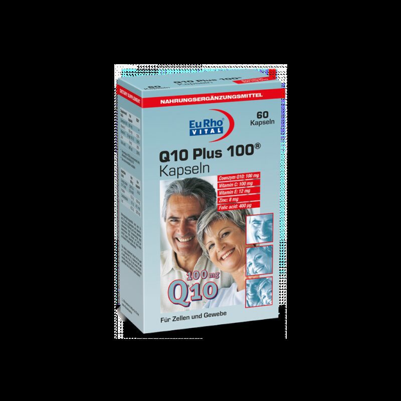 کیوتن - EuRho Vital Q10 Plus 100mg 60 Caps