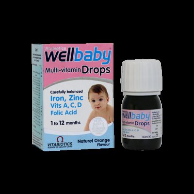 مولتی ویتامین کودکان - Vitabiotics Well Baby Multi-Vitamin Drops 30 ml