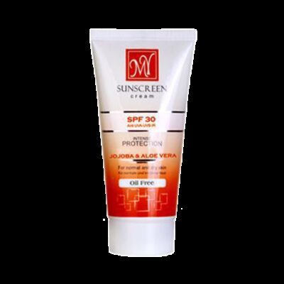کرم ضد آفتاب - My Sunscreen Cream SPF30 Oil Free Jojoba & Aloevera For Oily And Mixed Skins 50 ml