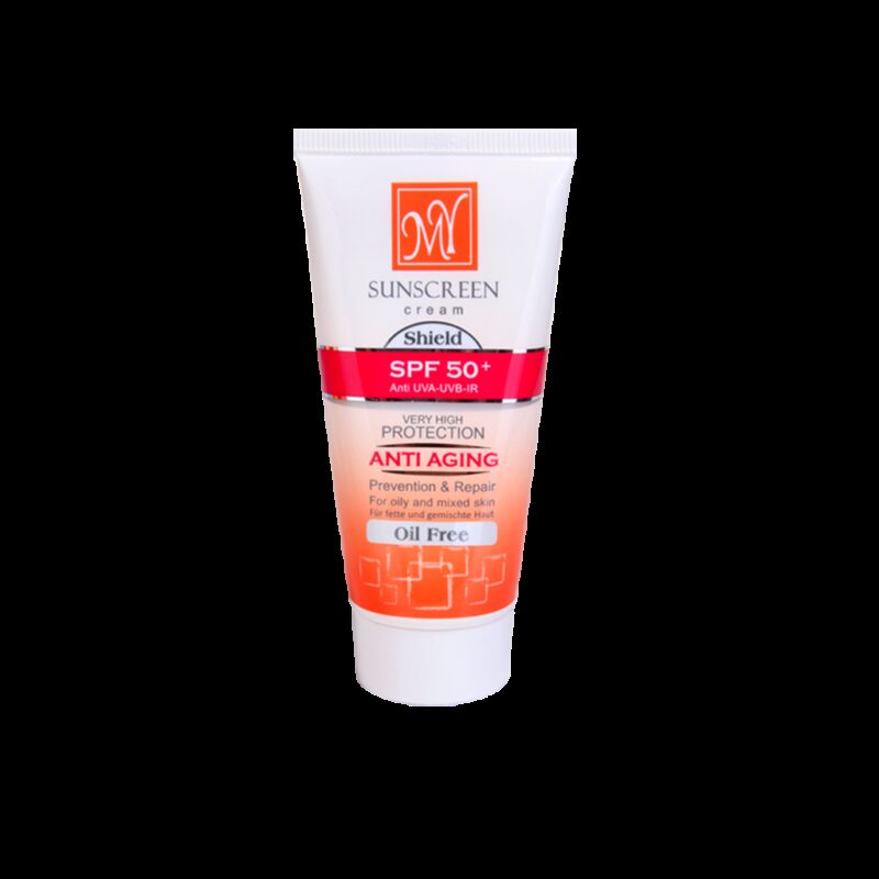 کرم ضد آفتاب - My Shield Oil Free Sunscreen Cream For Oily and Mixed Skins SPF50⁺ 50 ml