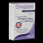 امگا ٣ و روغن ماهی - Health Aid Omegazon 30 Caps