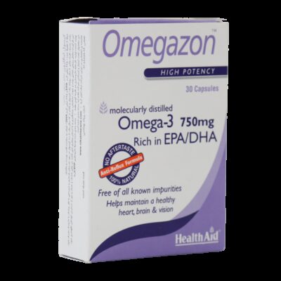 امگا ٣ و روغن ماهی - Health Aid Omegazon 30 Caps