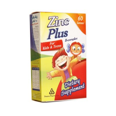 زینک - Daana Zinc Plus B-Complex For Kids & Teens 60 Caps