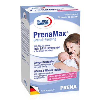 بارداری و شیردهی - Eurho Vital PrenaMax Breast Feeding 90 Tabs