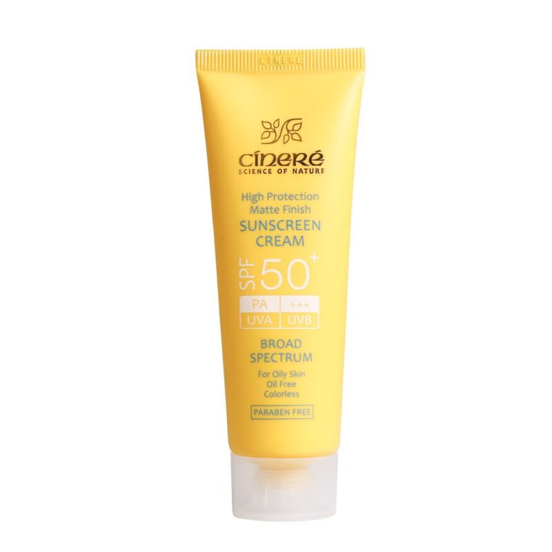 کرم ضد آفتاب - Cinere Sunscreen SPF50+ Cream 50 ml