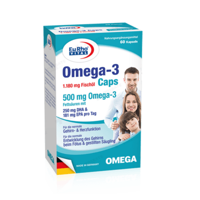 امگا ٣ و روغن ماهی - Eurho Vital Omega-3 1180 mg