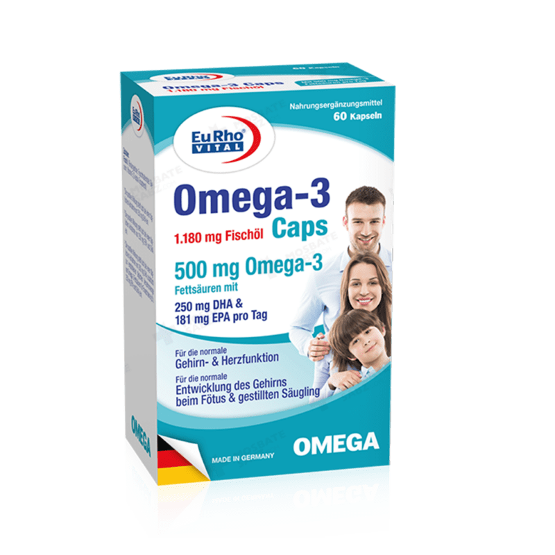 امگا ٣ و روغن ماهی - Eurho Vital Omega-3 1180 mg