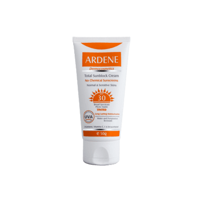 کرم ضد آفتاب - Ardene Total Sunblock Tinted Cream No Chemical Sunscreens SPF30 50 g
