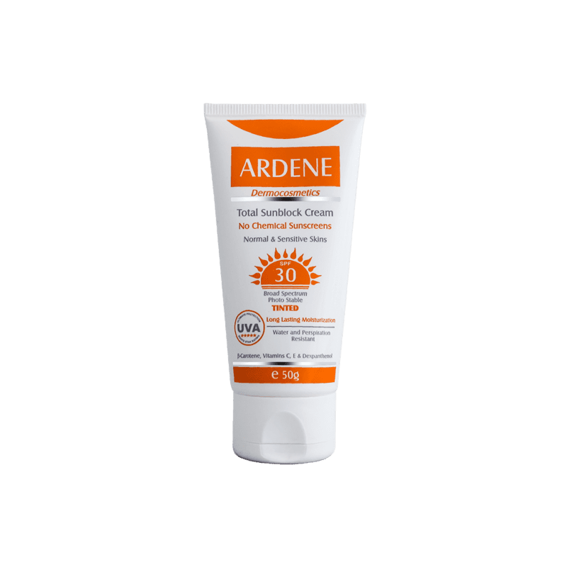 کرم ضد آفتاب - Ardene Total Sunblock Tinted Cream No Chemical Sunscreens SPF30 50 g