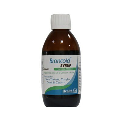 سرماخوردگی و آلرژی - Health Aid Broncold Syrup 200 ml