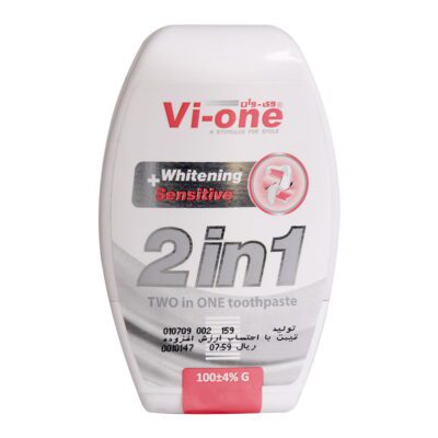 خمیر دندان - Vi One 2 in 1 Toothpaste Whitening + Sensitive 100 g