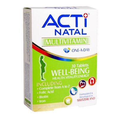 بارداری و شیردهی - Liberty Swiss Acti Natal Multivitamin 30 Tabs