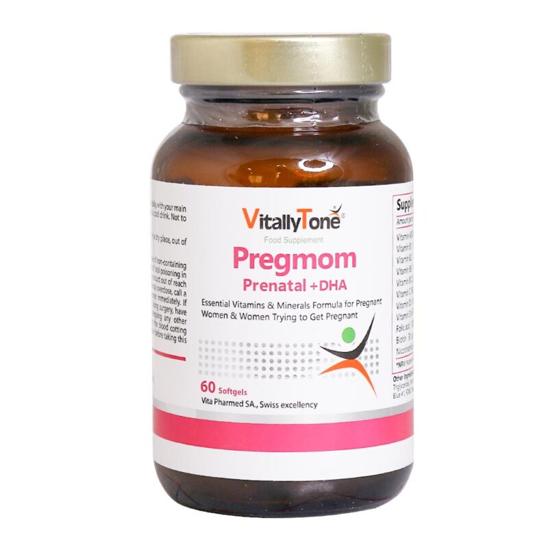 مولتی ویتامین - Vitally Tone Pregmom 60 Softgels