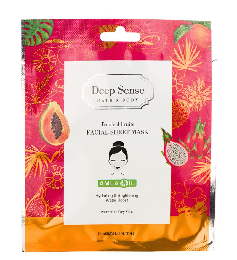 ماسک صورت - Deep Sense Tropical Fruits Facial Sheet Mask