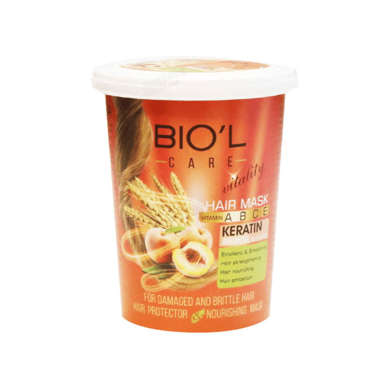 ماسک مو - Biol Peach And Wheat Hair Mask 500 ml