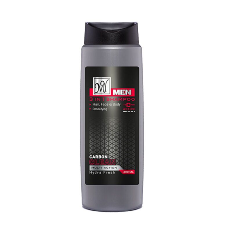 شامپو - My 3 in 1 Carbon Clean Shampoo for men 400 ml