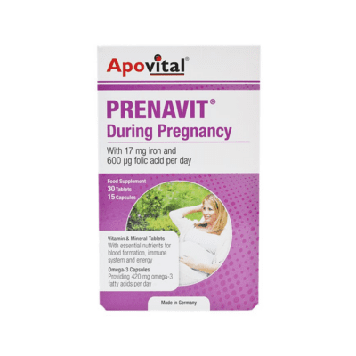 بارداری و شیردهی - Apovital Prenavit During Pregnancy 45 Tabs & Caps