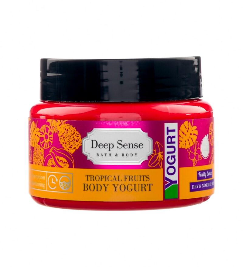 کرم و لوسیون بدن - Deep Sense Tropical Fruit Body Youghort For Dry And Normal Skins