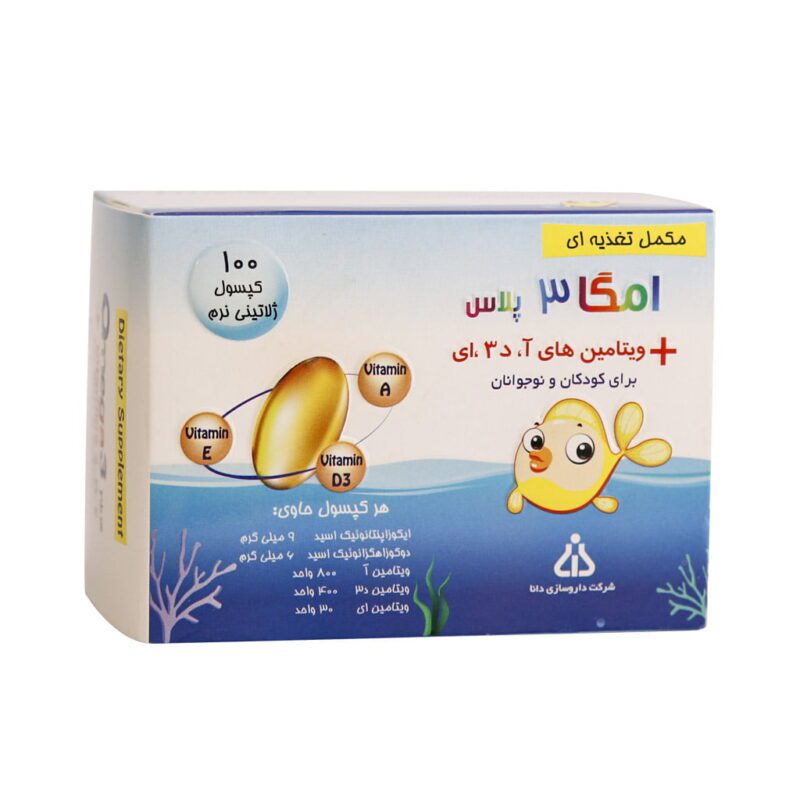 امگا ٣ و روغن ماهی - Daana Omega 3 Plus Softgels