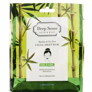 ماسک صورت - Deep Sense Bamboo And Tea Tree Facial Sheet Mask