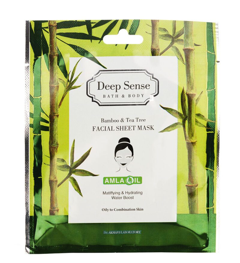 ماسک صورت - Deep Sense Bamboo And Tea Tree Facial Sheet Mask