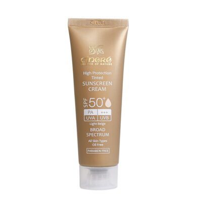 کرم ضد آفتاب - Cinere Tinted Sunscreen Cream SPF50⁺ 50 ml