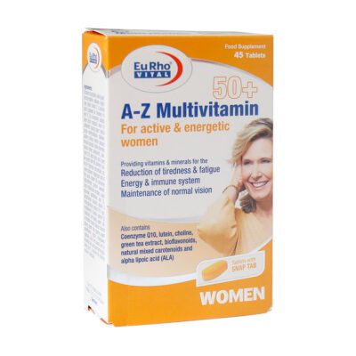 مولتی ویتامین - Eurho Vital A Z Multivitamin 50+ For Women 45 Tabs