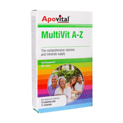 مولتی ویتامین - Apovital Multivit A To Z 30 Tablets