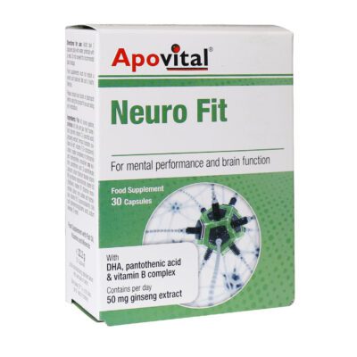 تقویت حافظه و تمرکز - Apovital Neuro Fit 30 Caps